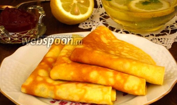 Лимонные блинчики