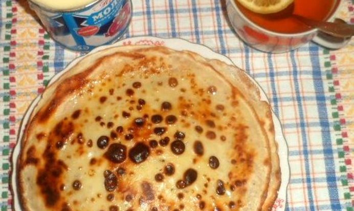 Блинчики со сгущенкой