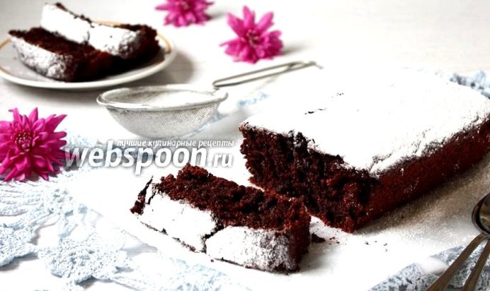 Постный шоколадный кекс