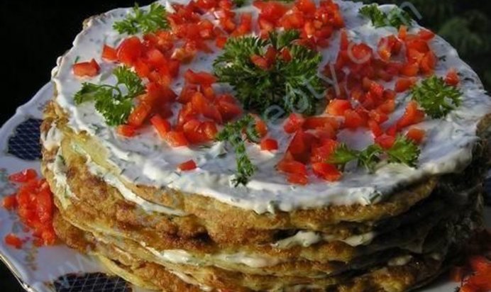 Кабачковый торт