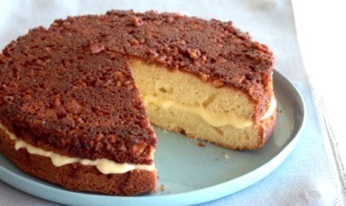 Кекс с грецкими орехами