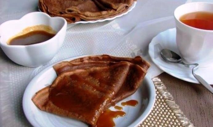 Блинчики с какао