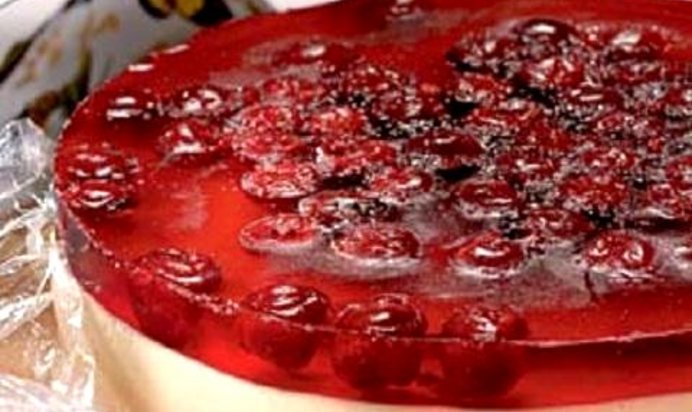 Фруктово-творожный торт