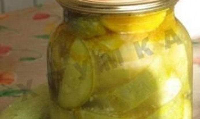 Кабачковый салат на зиму