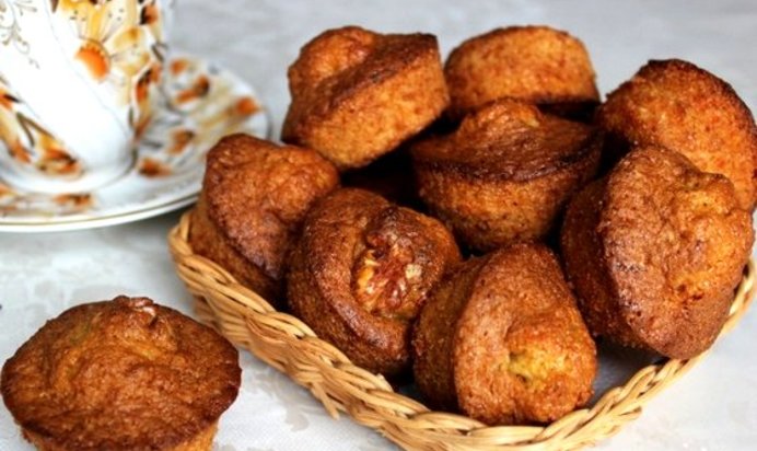 Морковные кексики