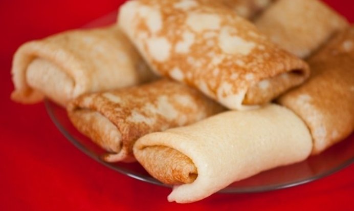 Блинчики с мясом