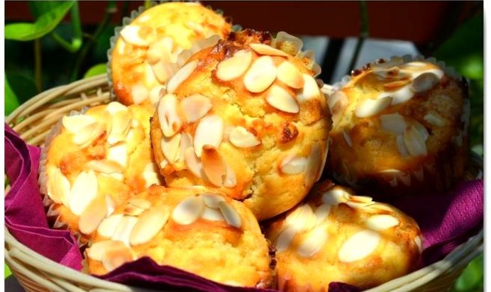 Маффины с белым шоколадом