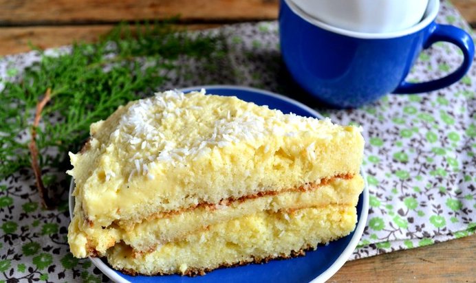 Кокосовый торт