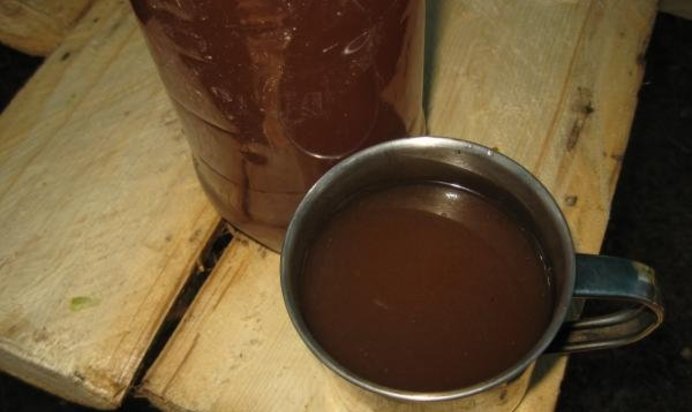 Компот из сухофруктов и свежих яблок