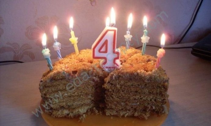 Торт медовик со сгущенкой