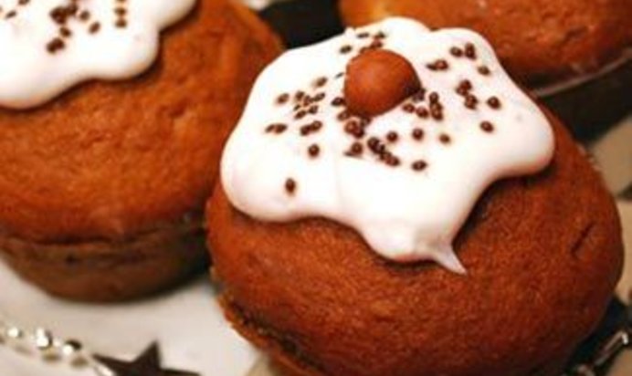 Медовые кексы с клюквой