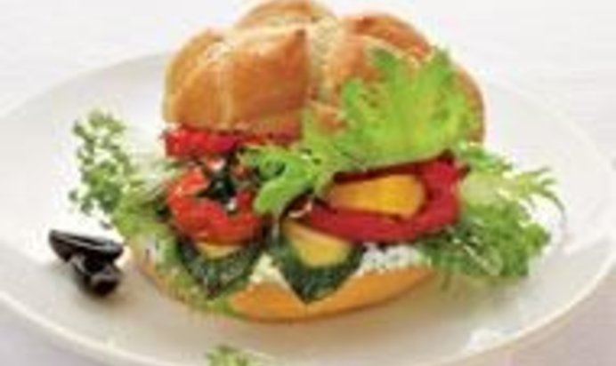 Овощной гамбургер