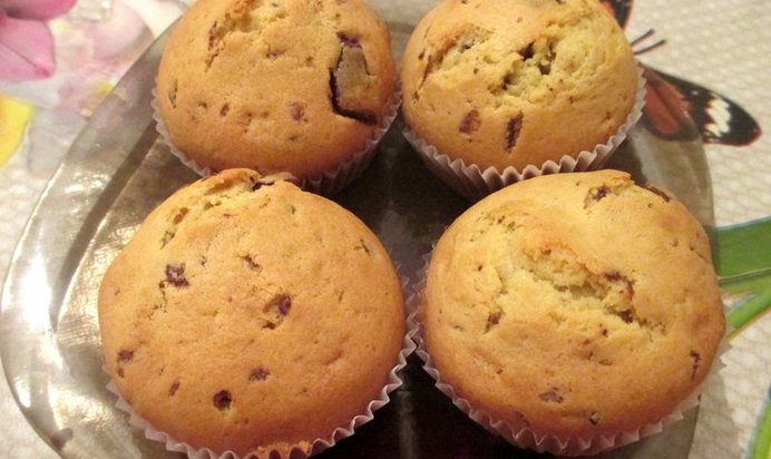 Кексы с шоколадной крошкой