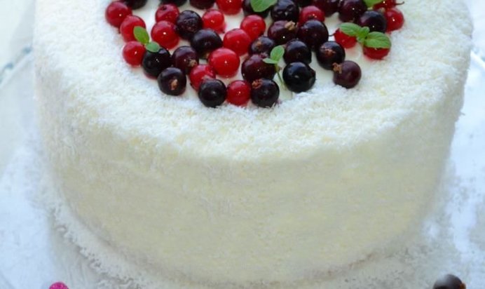 Бисквитно-муссовый торт Дыхание весны