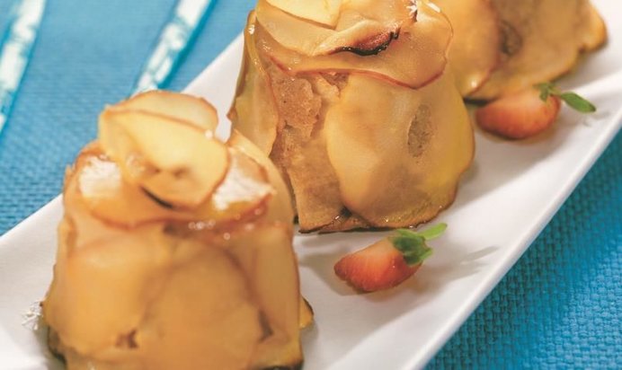 Яблочные кексы