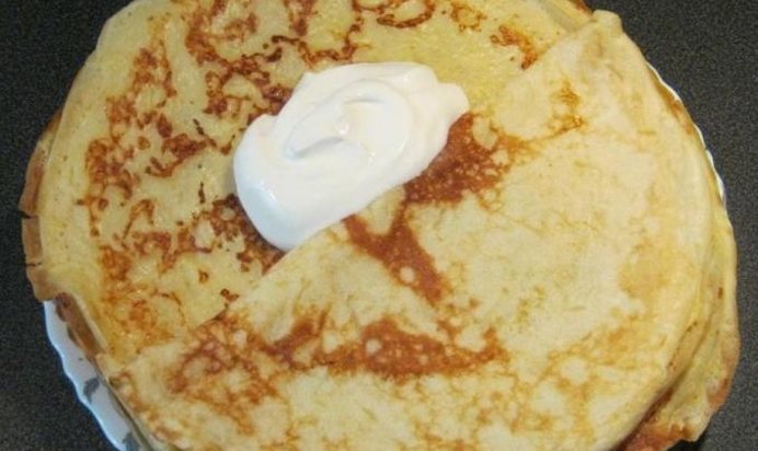 Блины с сыром