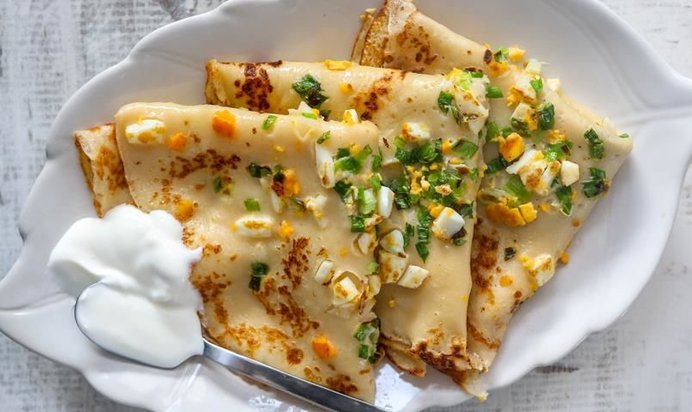 Блины с припеком