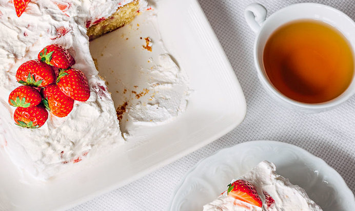 Клубничный торт