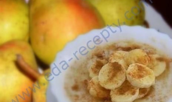 Грушевая овсяная каша