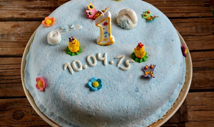 Торт на годик мальчику