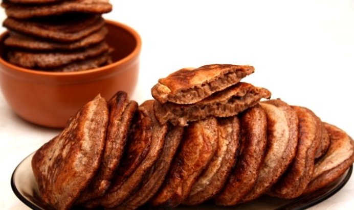 Шоколадные блинчики за 5 минут