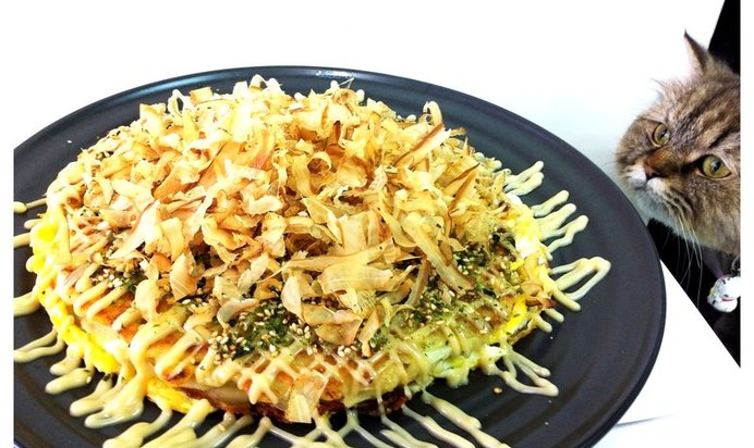 Японские блины окономияки