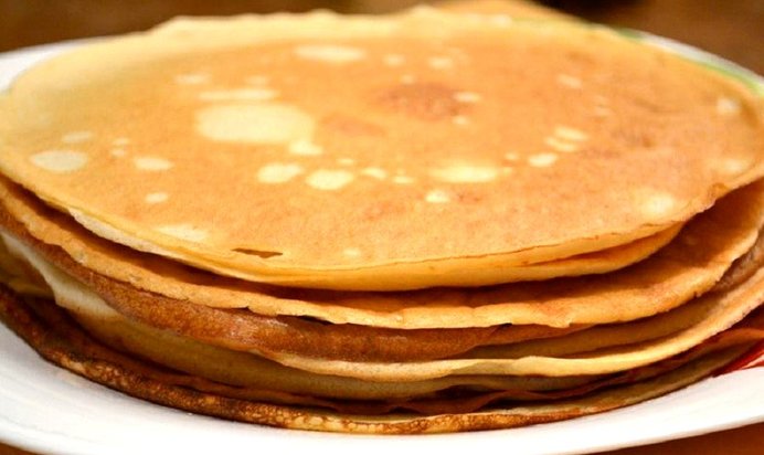 Банановые блины с овсяной мукой