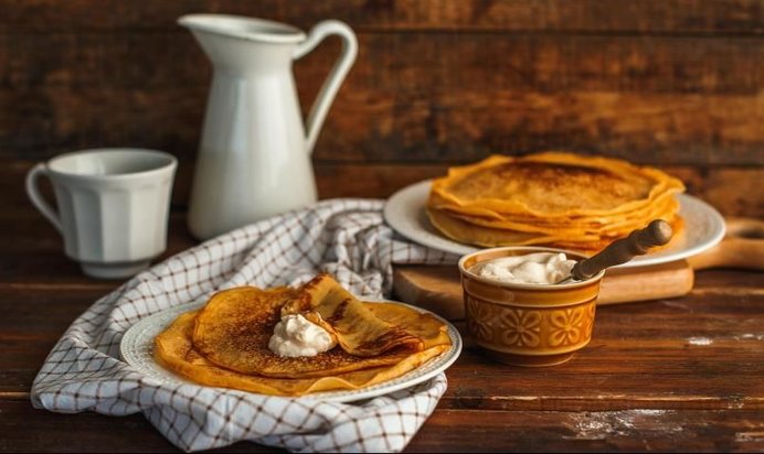 Блины на топленом молоке