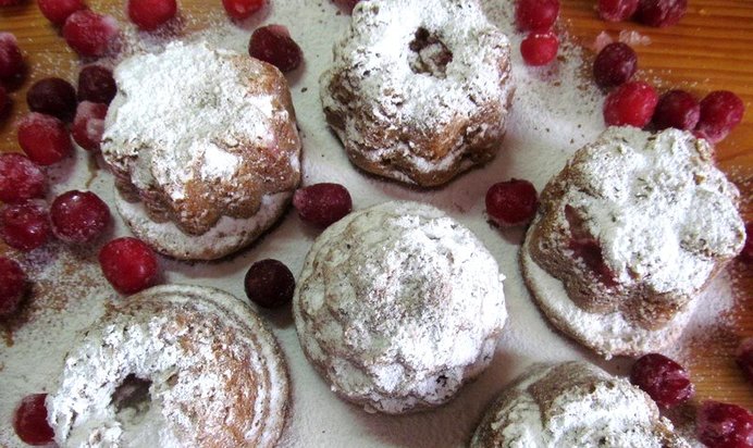 Кексы с вишней