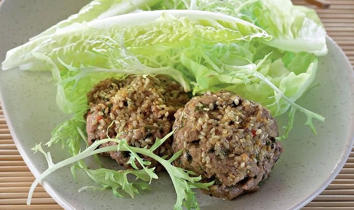 Гамбургер в азиатском стиле