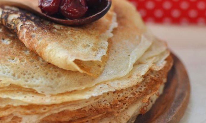 Блины заварные молочные