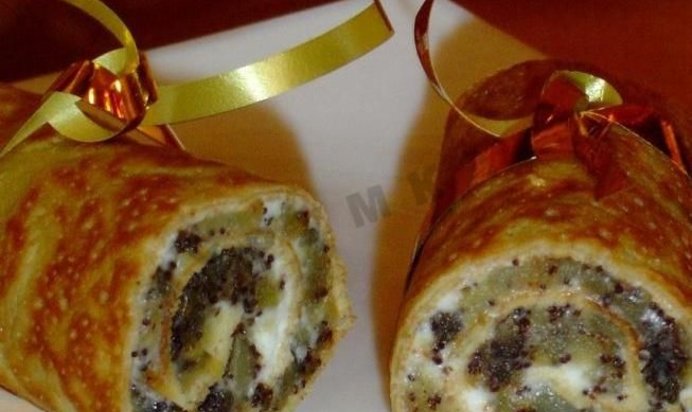 Блины с маком