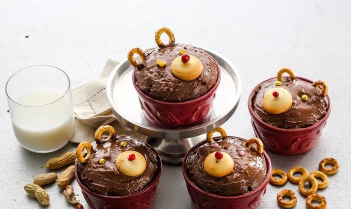 Шоколадные кексы «Мишки»