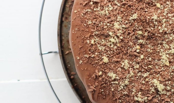 Торт брауни с шоколадным кремом