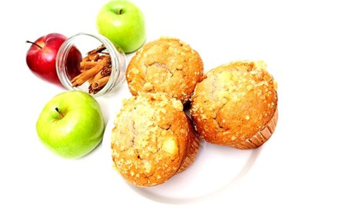 Яблочные маффины