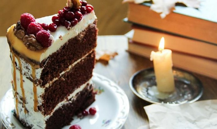 Торт с карамелью