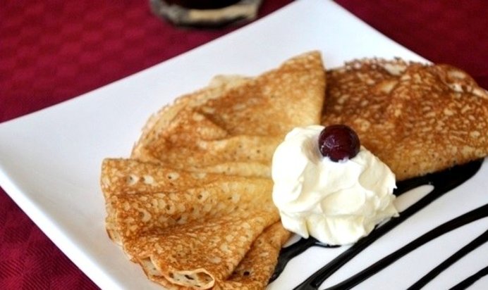 Тонкие блинчики на кефире