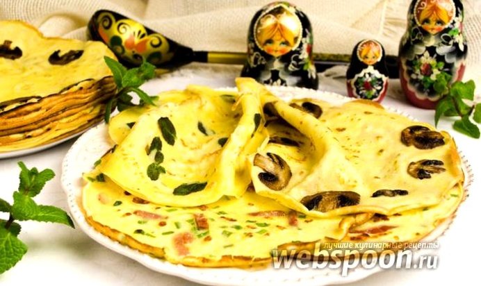 Блины с припёком