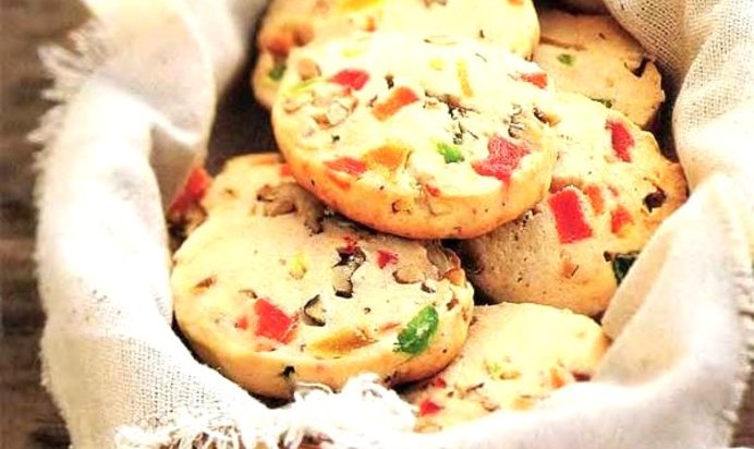 Сахарное печенье с начинкой