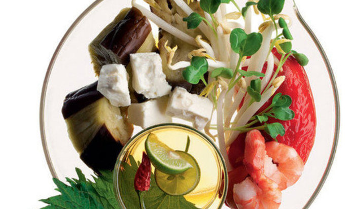 Салат из сои по-гречески