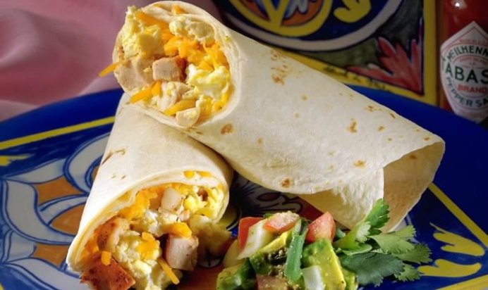 Скрэмбл с тортильей