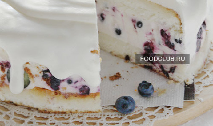 Торт-суфле с ягодами