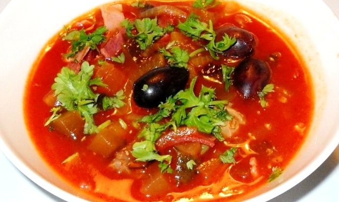 Диетическая солянка