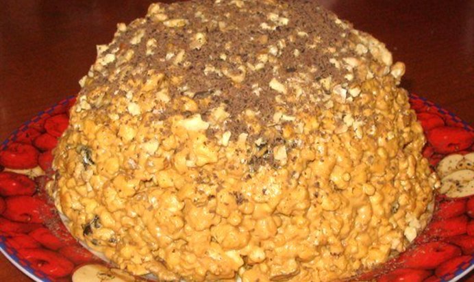 Торт «Муравейник» с масляным кремом