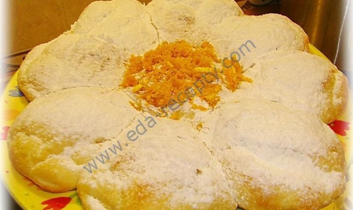 Пирожки из дрожжевого теста Ромашка