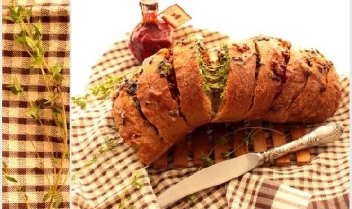 Хлеб с пикантной начинкой