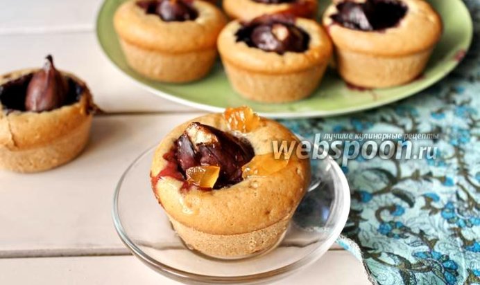 Кексы с инжиром