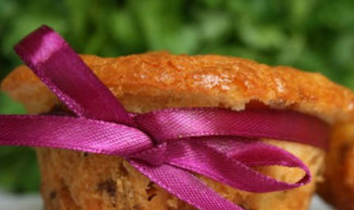 Маффины с баклажаном