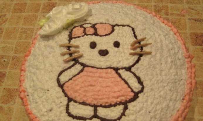 Торт на день рождения девочке 4 года