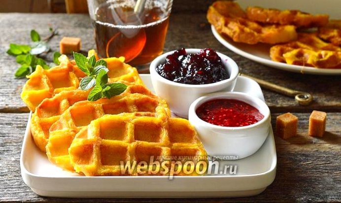 Гренки в вафельнице